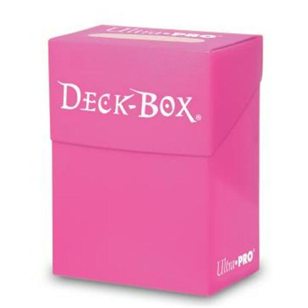 Ultra Pro Deck Protector Deck Box, Solid Bright Pink ULP84226